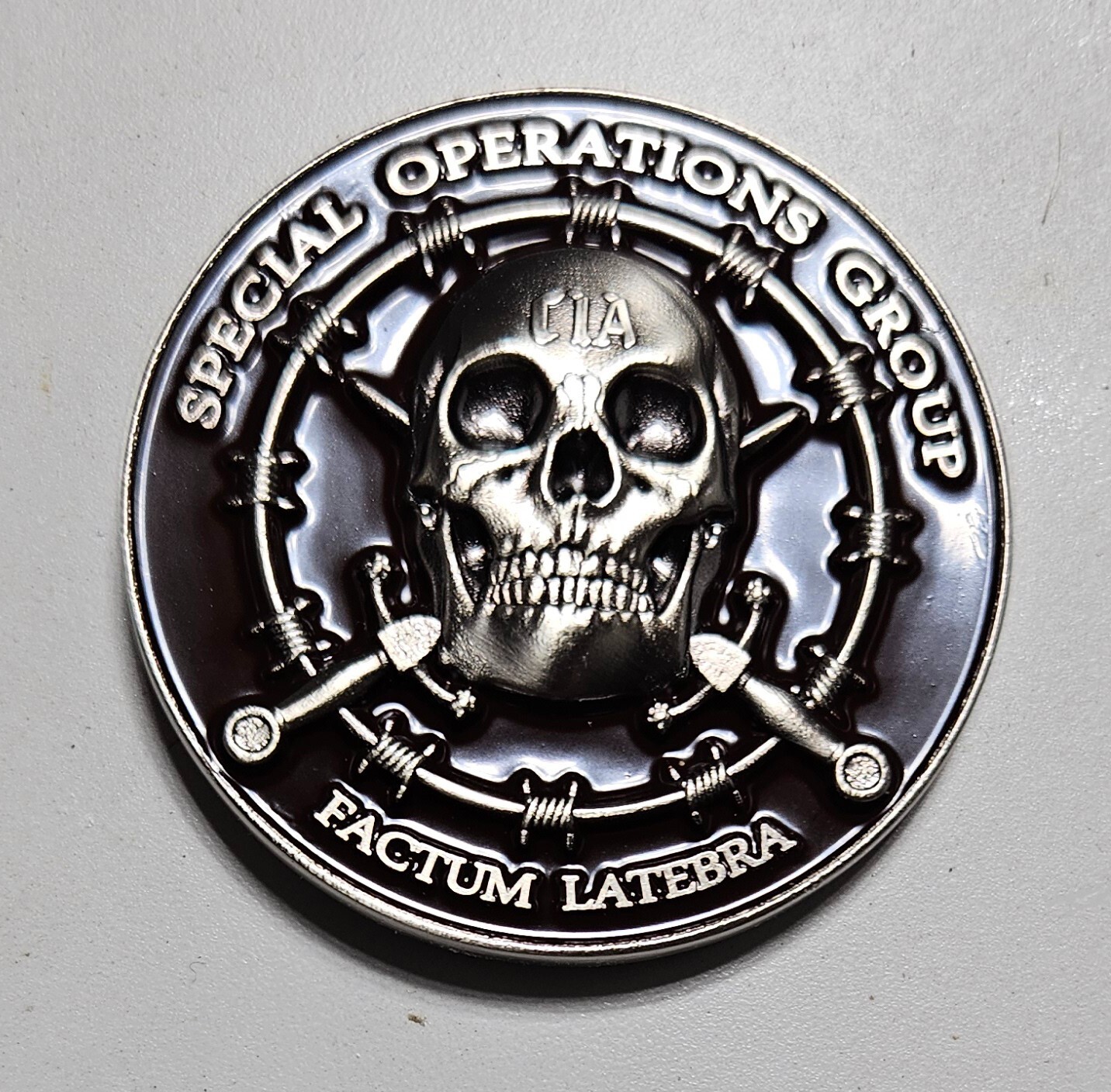 2" CIA Baghdad Iraq Station Chief Challenge coin-A 31 gallery