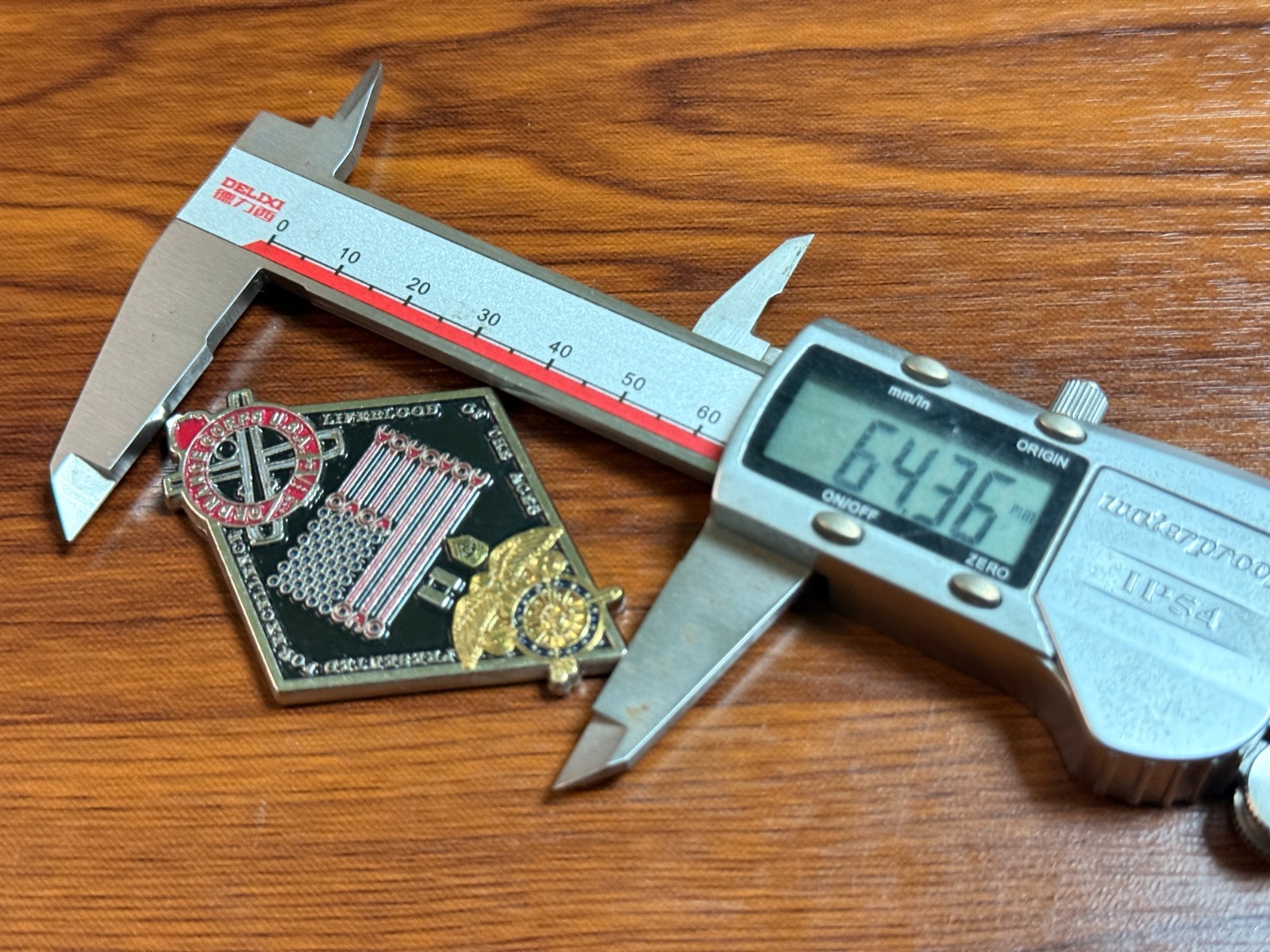 Army Ordnance Corps Diamond Shaped US Flag Enamel Challenge Coin W#9 gallery