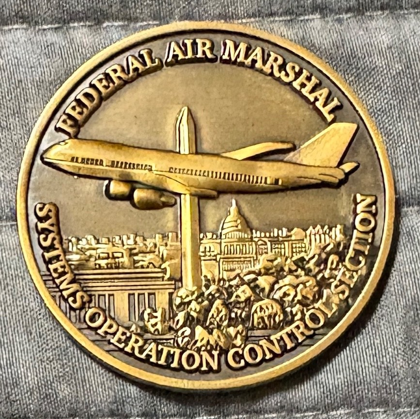Classic Federal Air Marshal FAM Freedom Center SOCS Challenge Coin