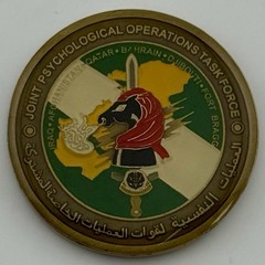 Joint Psychological Operations Task Force Challenge Coin JPOTF GWOT Fort Bragg