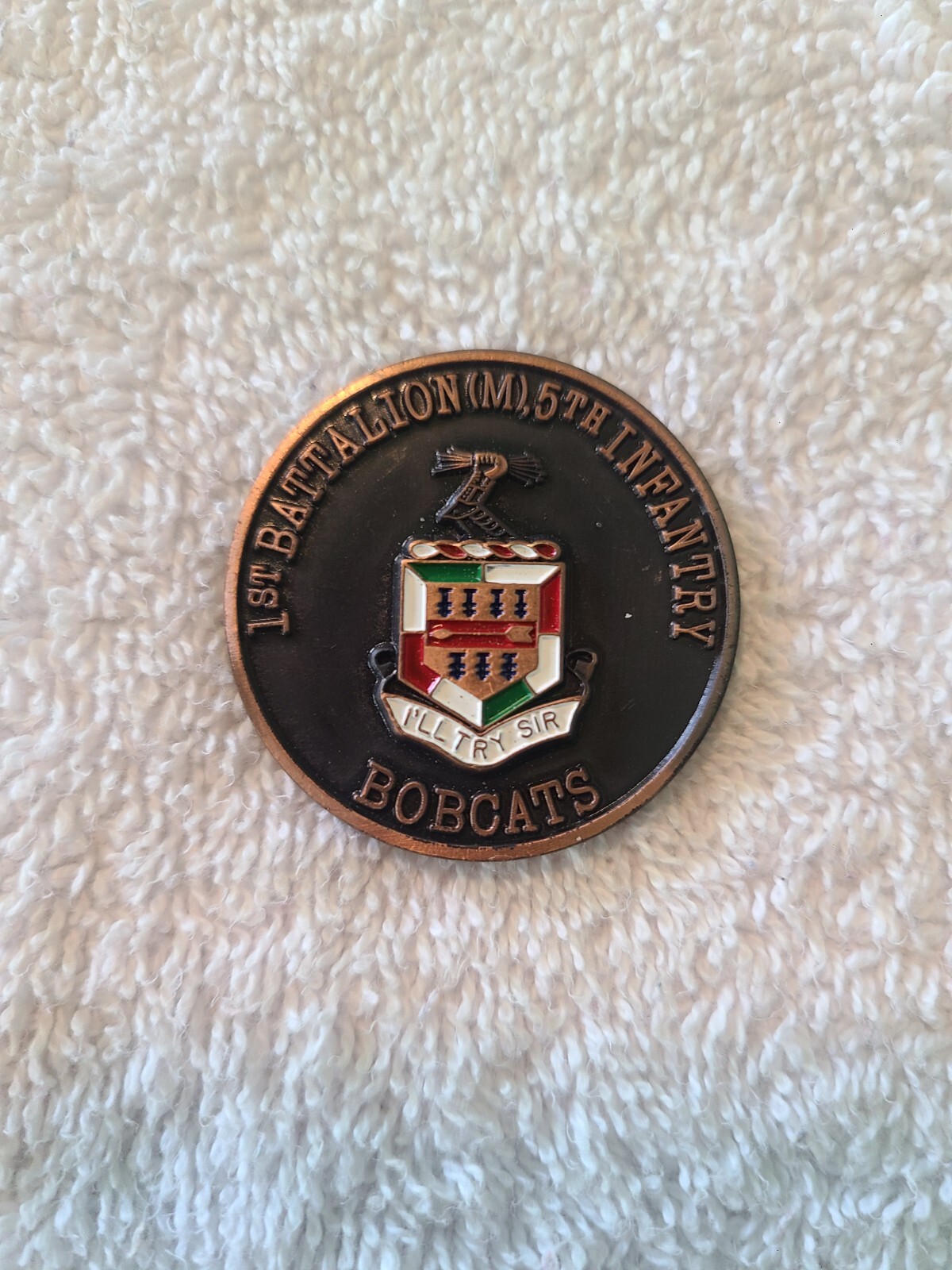 1st Battalion 5th Infantry Bobcats MULTI WAR Coin gallery