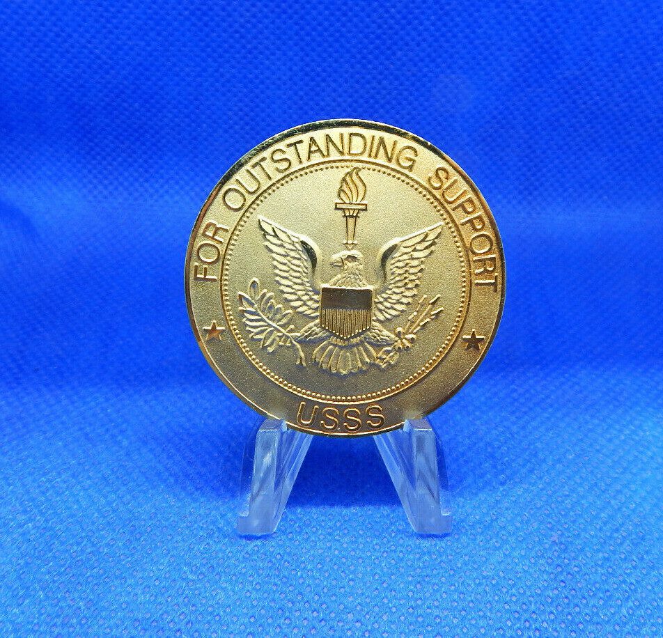 US SECRET SERVICE AWARDED FOR OUTSTANDING SUPPORT LOUISVILLE ~ 1 5/8" COIN gallery