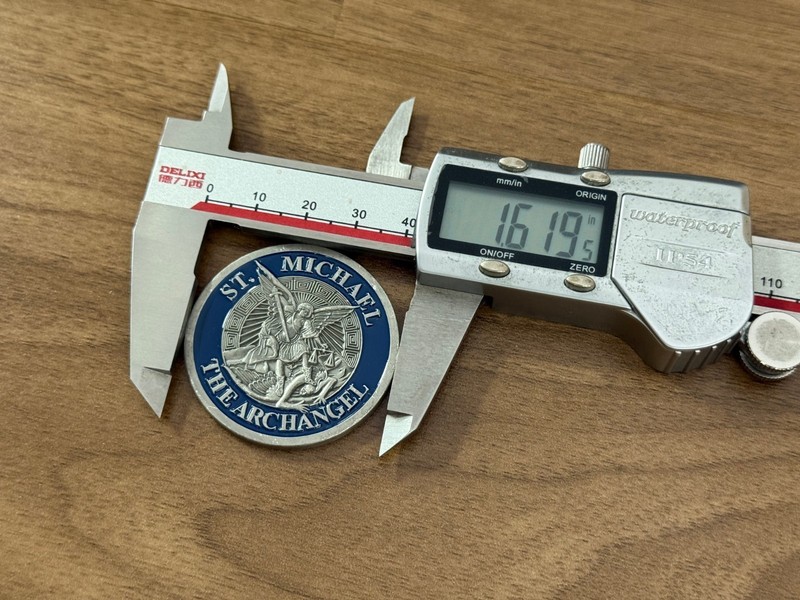 St. Michael The Archangel Psalms 91:10 Challenge Coin 3#G gallery