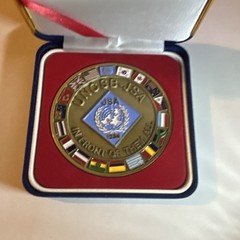 Joint Security Area Panmunjom Korea Challenge Coin International Flags