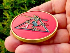 Navy Seal Team 3 Delta Troop Platoon Ramadi Iraq Trident Seals Challenge Coin 🔱