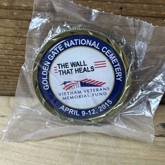 Golden Gate National Cemetery Vietnam Veterans Memorial Fund Challenge Coin 2″