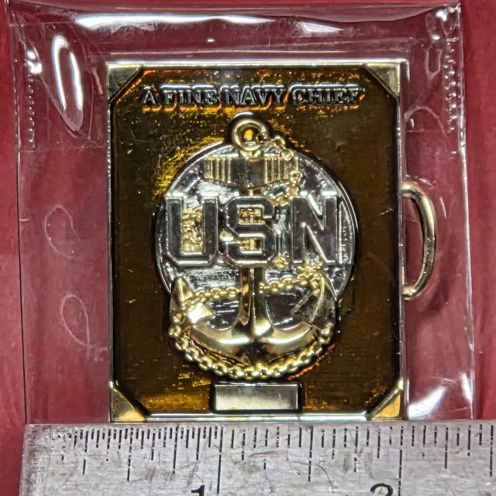 US Navy A Fine Navy Chief Challenge Coin Welcome to the Mess Chief Petty Officer gallery