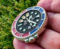 Navy Chief Seals Dive SUBMARINER Pepsi SUB Watch GMT Challenge Coin NSW CPO CIA