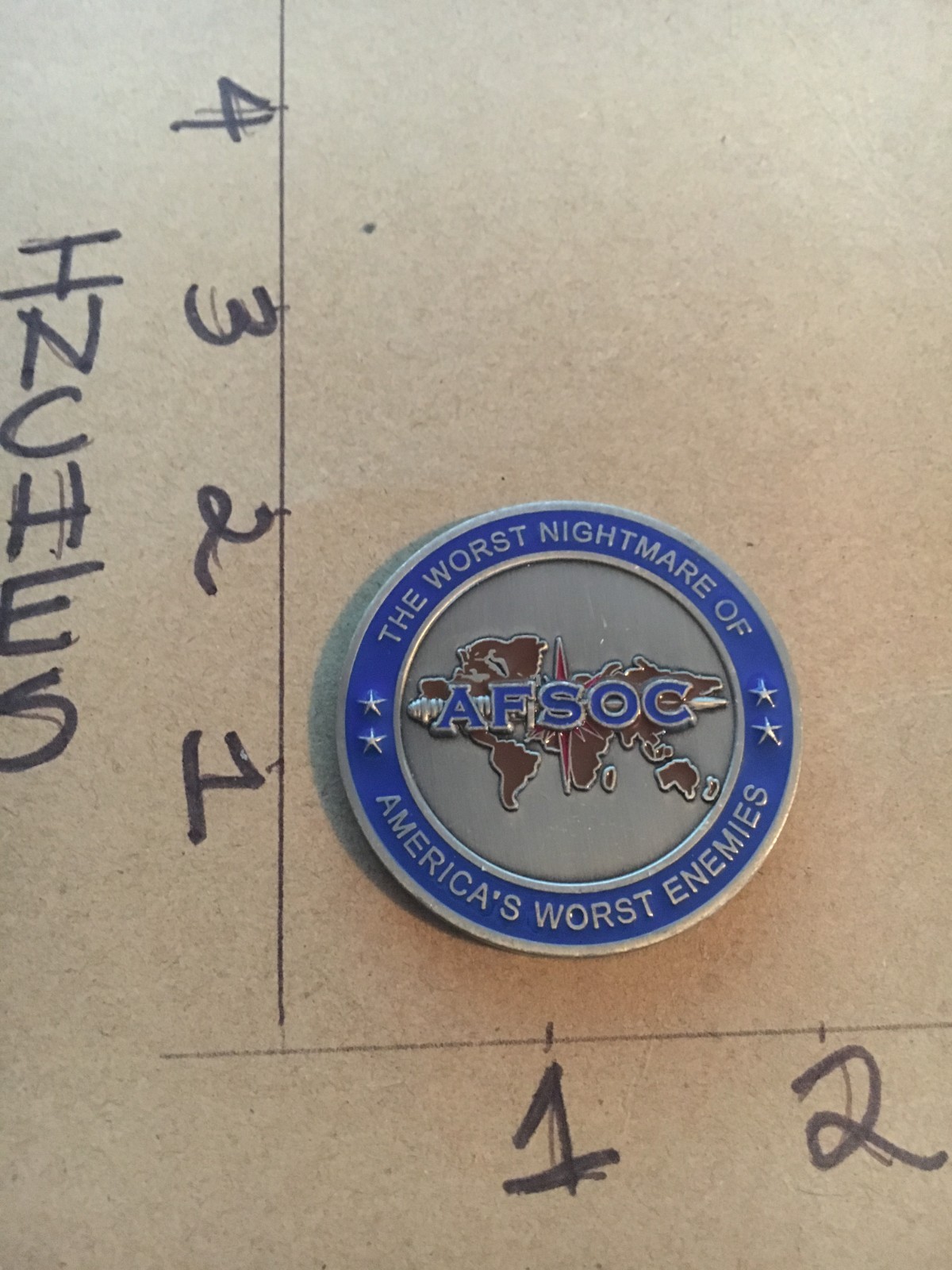 USAF Special Operations CMD Assistant to Commander Base Challenge Coin 4/24/26 gallery