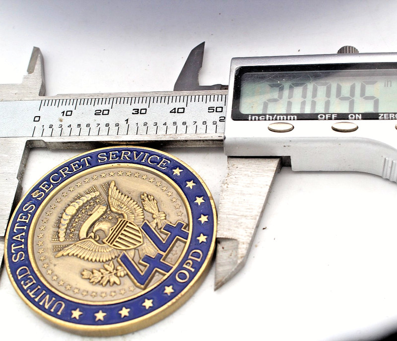 US Secret Service Obama Protective Division OPD 44 Challenge Coin 2 Inch gallery