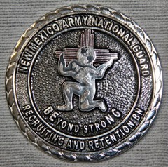 ORIGINAL NEW MEXICO ARMY NATIONAL GUARD RECRUITING & RETENTION BN CHALLENGE COIN