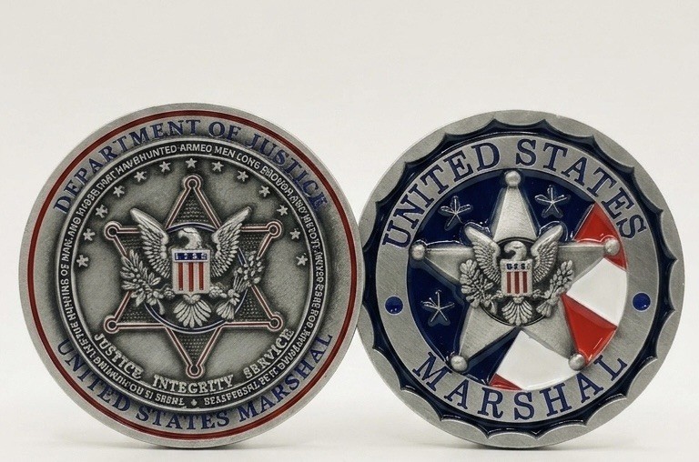 US Marshals Service USMS Challenge Coin Department of Justice DOJ gallery