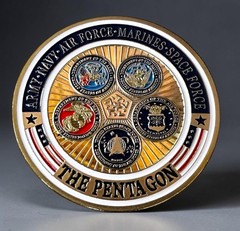 United States DOD-Pentagon Challenge Coin USAF-USMC-USN-US ARMY-Dept of Defense