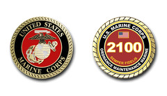 2100 Ordnance Maintenance Marine US Marine Corps MOS Coin