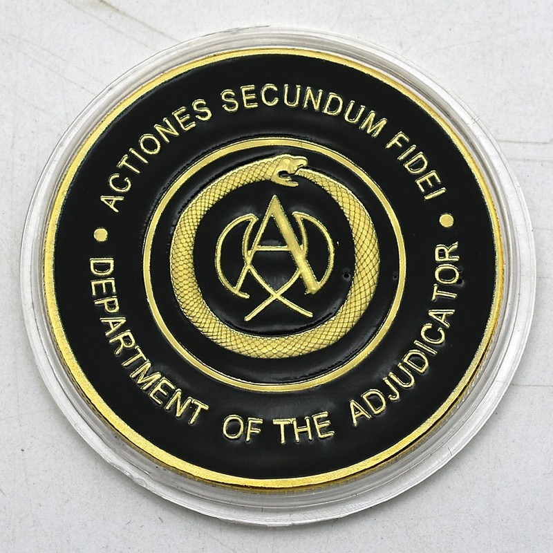 Department of the Adjudicator Challenge Coin Actions Secondum Fidei Gift Medal gallery