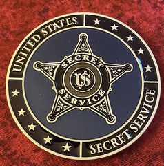 US SECRET SERVICE CHALLENGE COIN / VINTAGE STAR EAGLE / NEW ISSUE
