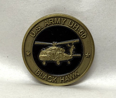 U S Army UH-60 Black Hawk Helicopter Bringing Soldiers Home 1-5/8 Challenge Coin
