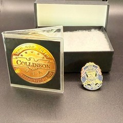 President U.S. Secret Service Inaugural Challenge Coin & Pin Set 2021