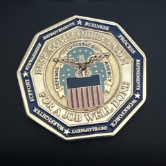 DDSP Commander’s Challenge Coin Defense Distribution Depot Pennsylvania 1991-Pre