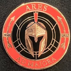 Ares Ad Maiora Ignis Aurum Probat Unknown Challenge Coin