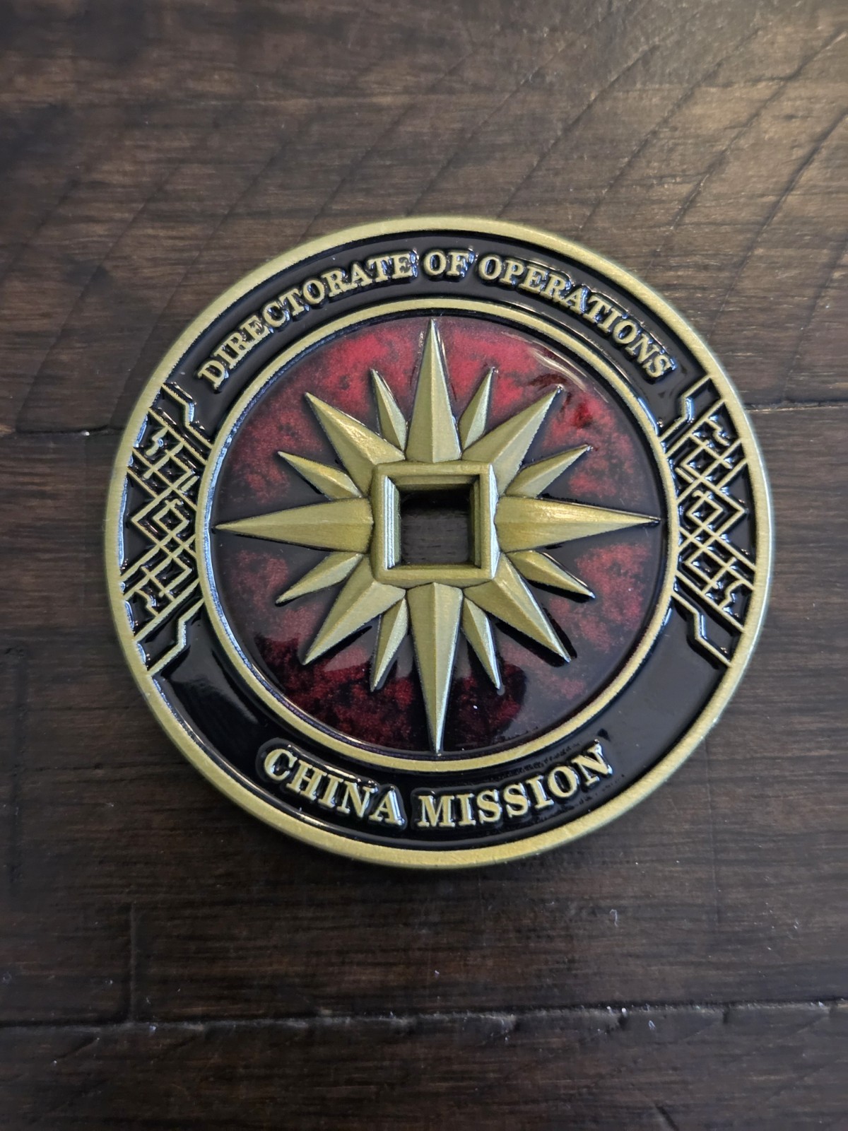 RARE! CIA China Mission Center Hong Kong Station - Langley, VA IC Challenge Coin gallery