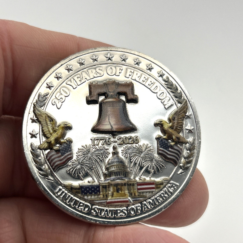 3 Pcs 250TH ANNIVERSARY UNITED STATES OF AMERICA 1776-2026 Commemorative Coins gallery