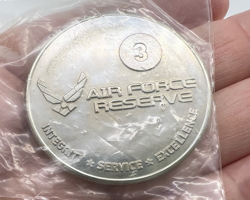 Airforce Reserve Referral Award Coin Challenge Coins Tokens 1-5 USAF NIB gallery