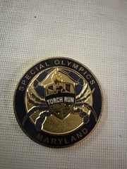 Maryland Special Olympics Torch Run Challenge Coin