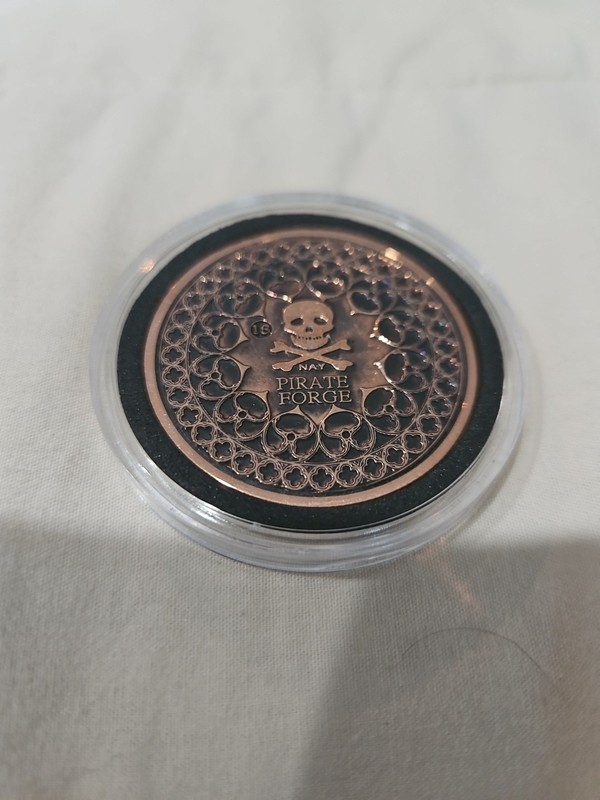 Pirate Forge Copper Decision Coin Coin #18 Extremely Rare gallery
