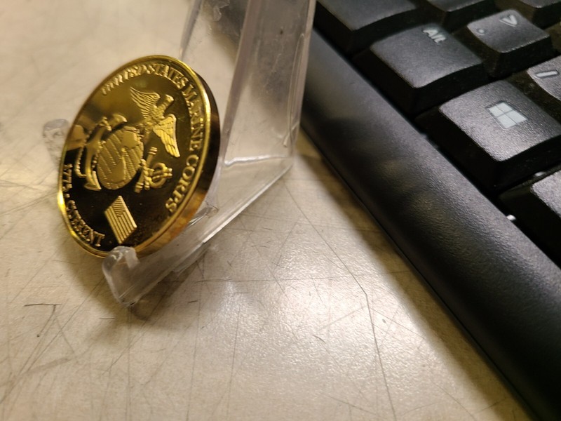 USMC 1775 Current "The Few The Proud" Semper FI Challenge Coin gallery