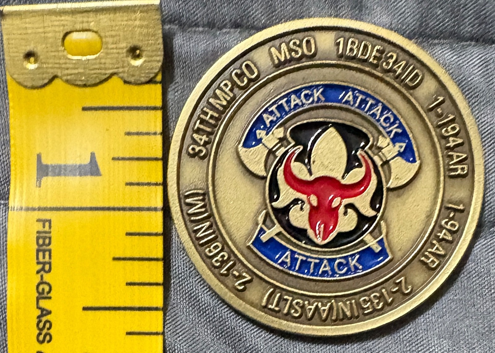 Rare Vtg Operation Ice Eagle Airport Security Mission Challenge Coin Post 9-11 gallery