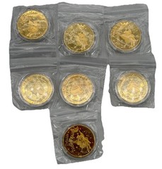 Twinkle The Tooth Fairy Collectible Gold Plated Souvenir Coin Crown Lot Of 7 NEW