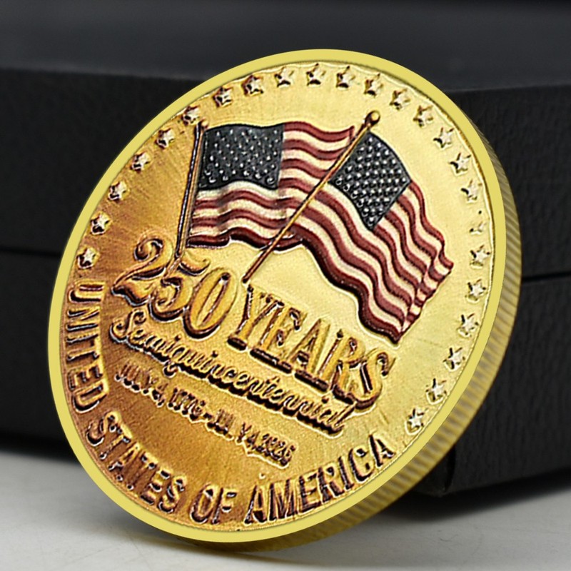 US 250 Years Semiquincentennial Coin 1776-2026 We The People Iwo Jima Medal gallery