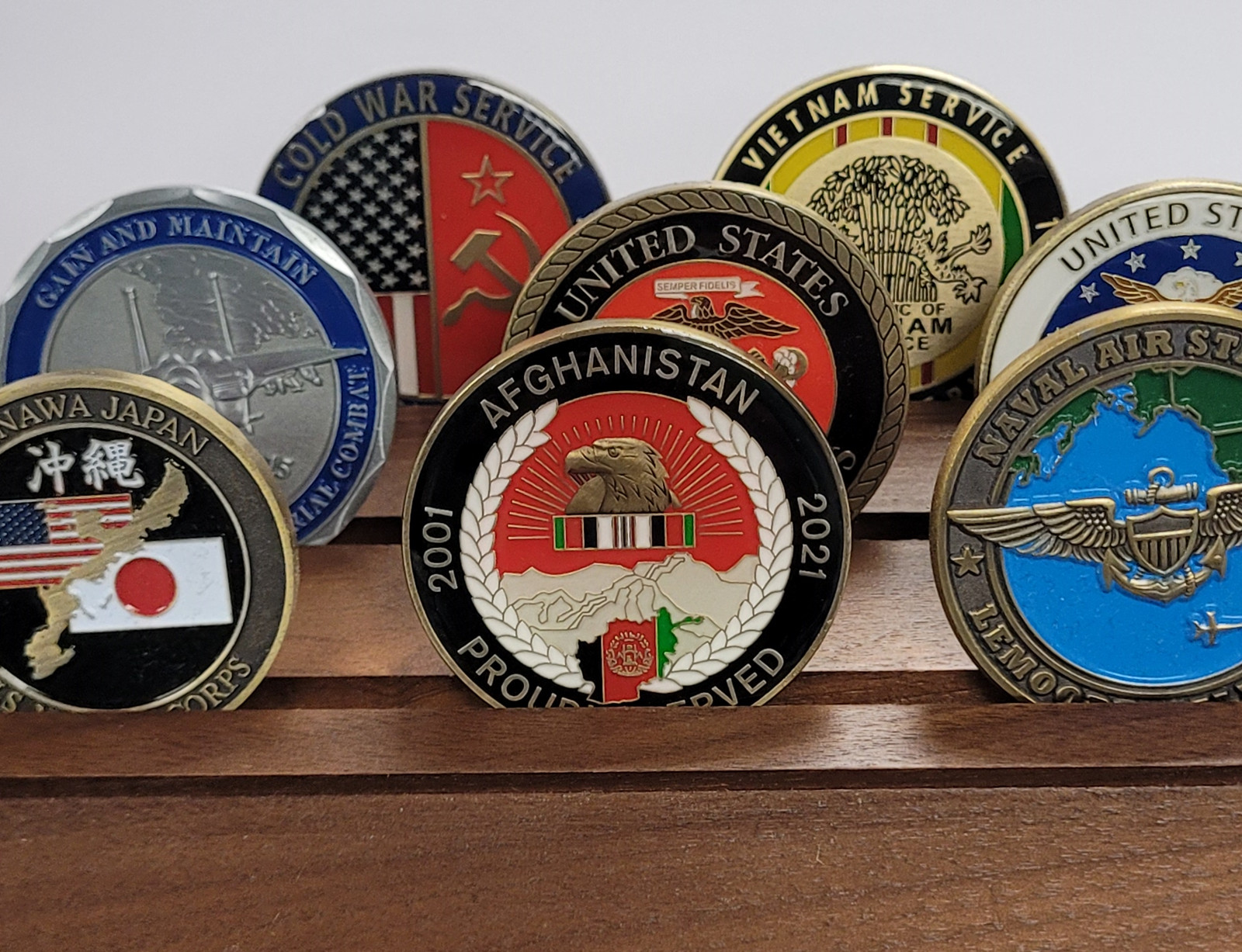 US Army Ordnance Corps Afghanistan Service Challenge Coin gallery