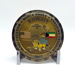 CHALLENGE COIN – NAVFAC Engineering Contingency OICC Kuwait Desert Seabees 2007