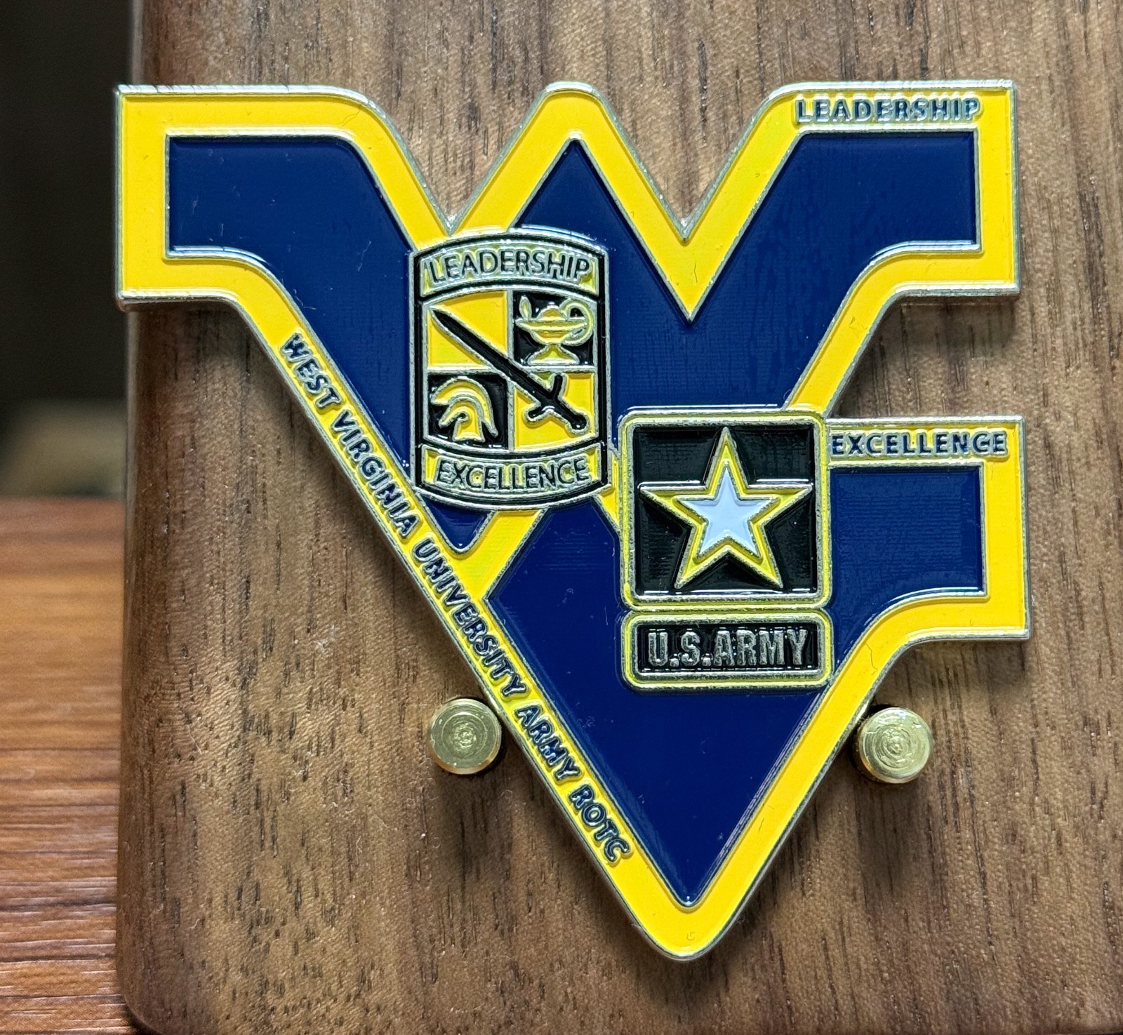 West Virginia University Mountaineer Battalion Army ROTC Challenge Coin W#5 gallery