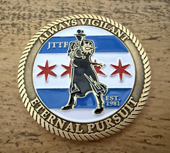 FBI Chicago JTTF Challenge Coin Joint Terrorism Task Force