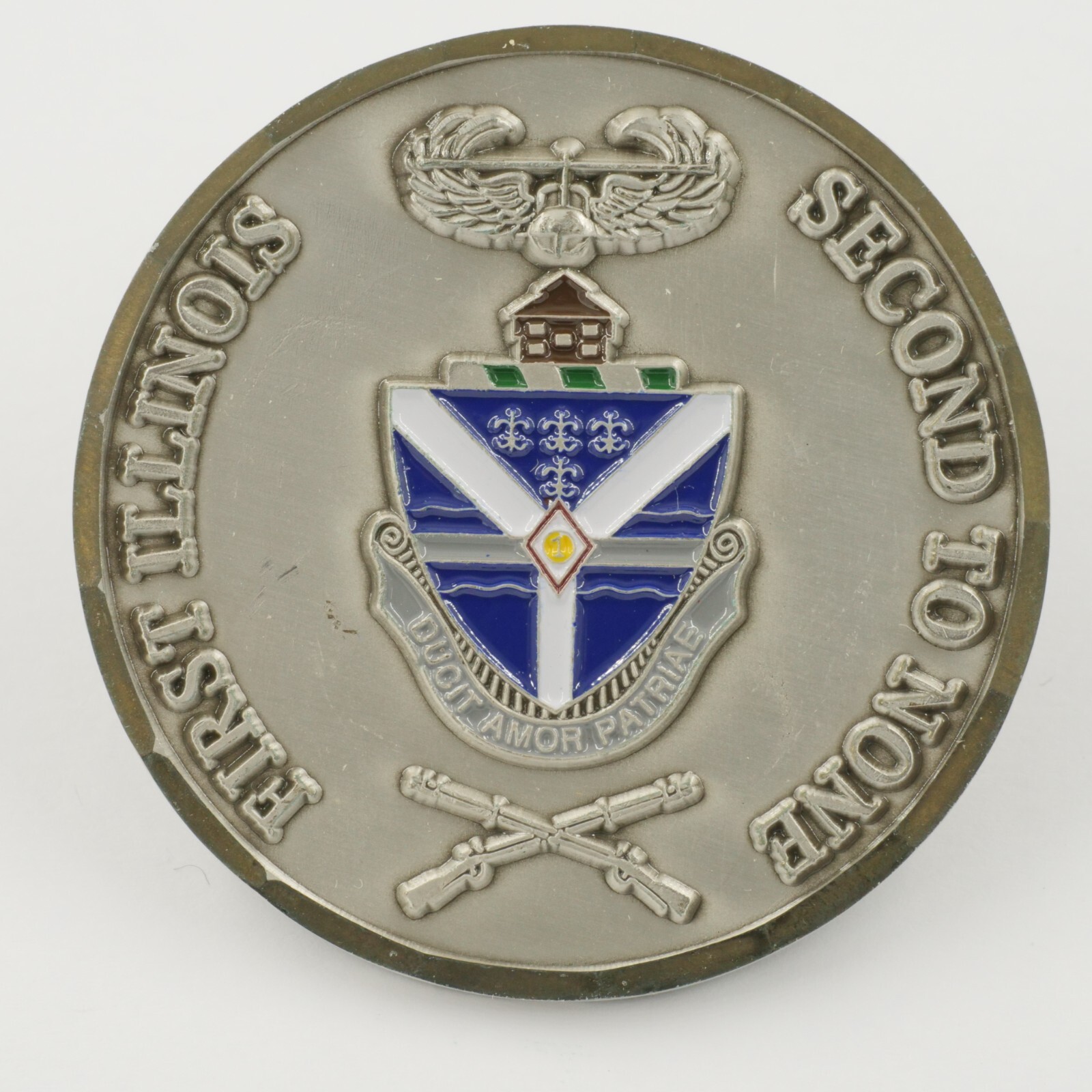 [561] 1st BN 131st Infantry Challenge Coin – First Illinois "Second to None" gallery