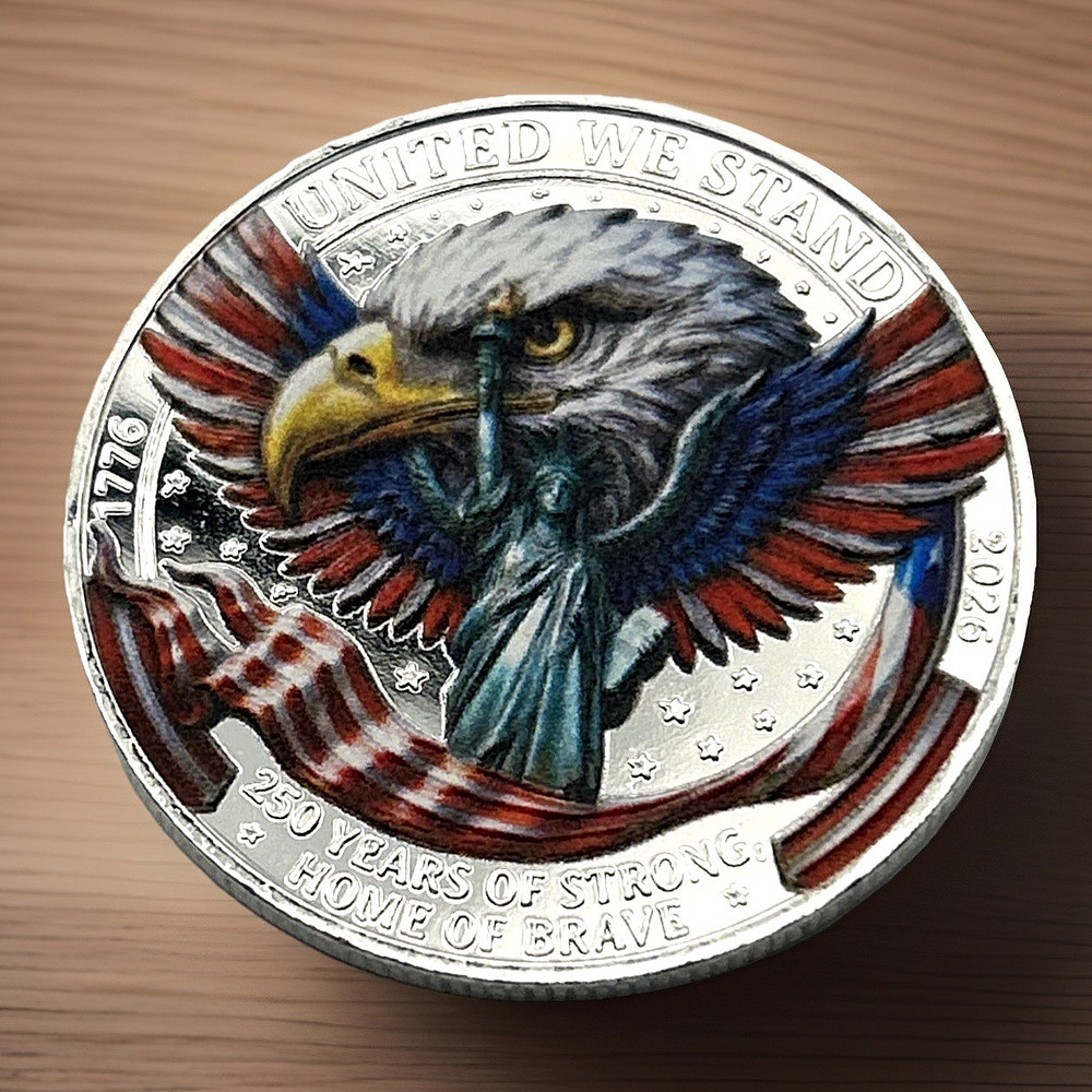 Incredible *250TH ANNIVERSARY USA* ENGRAVED 1776-2026 Commemorative Coin Medal