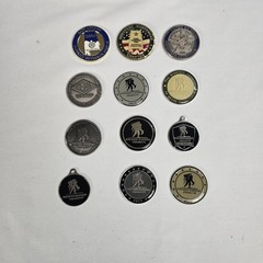 Lot Of 12 Army Military & Wounded Warrior Challenge Coins Redstone Huntsville
