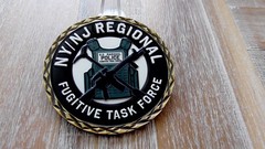 New York New Jersey US Marshal Police Fugitive Task Force Challenge Coin #E868