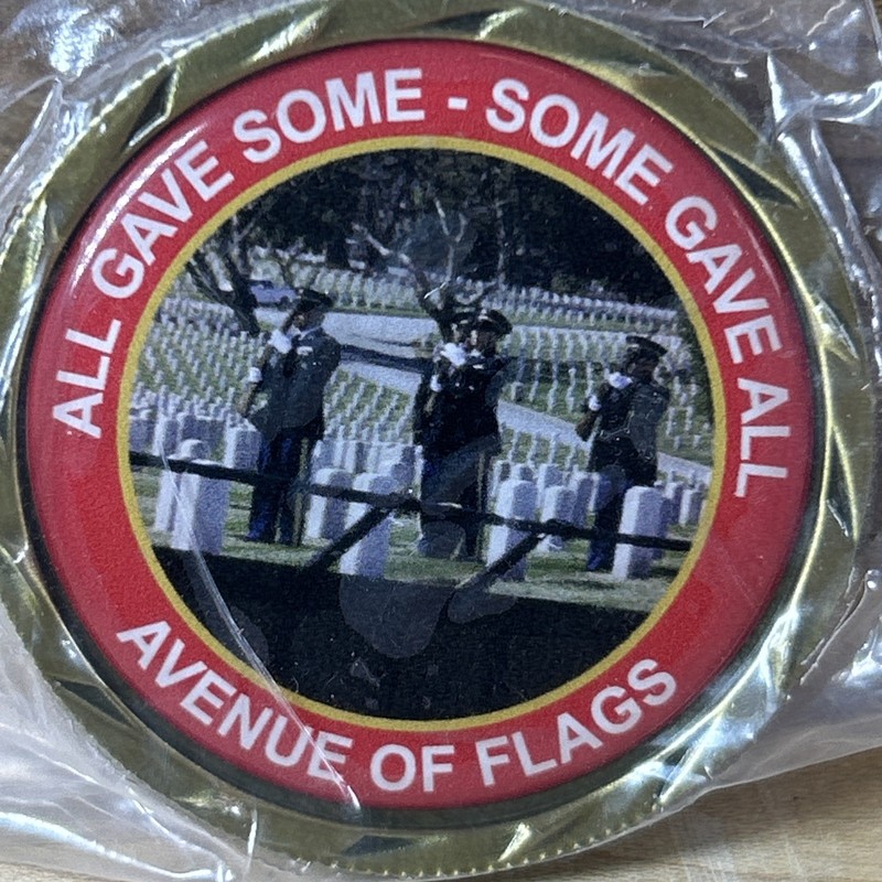 Golden Gate National Cemetery Vietnam Veterans Memorial Fund Challenge Coin 2" gallery