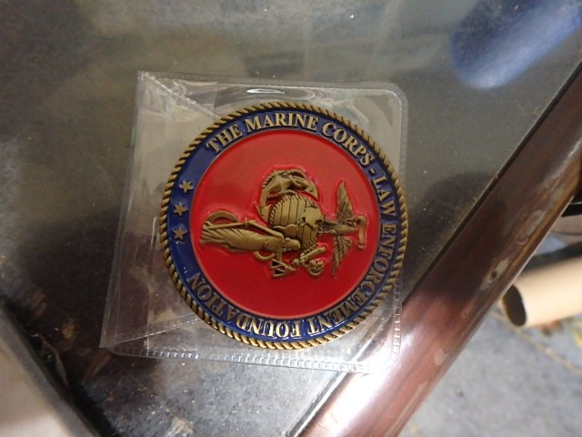 Challenge Coin U.S. Marine Corp Law Enforcement Foundation USMC Family Marines gallery