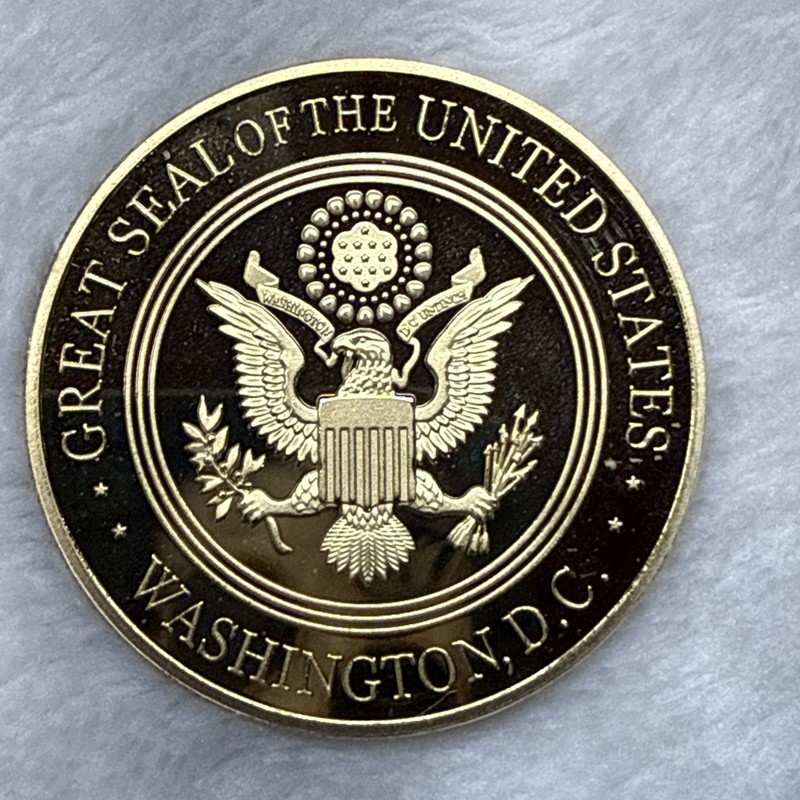 United States Department Of Justice FBI Challenge Coin Comes In Clear Capsule gallery