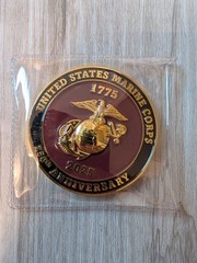 U.S. Marine Corps 250th Anniversary Challenge Coin