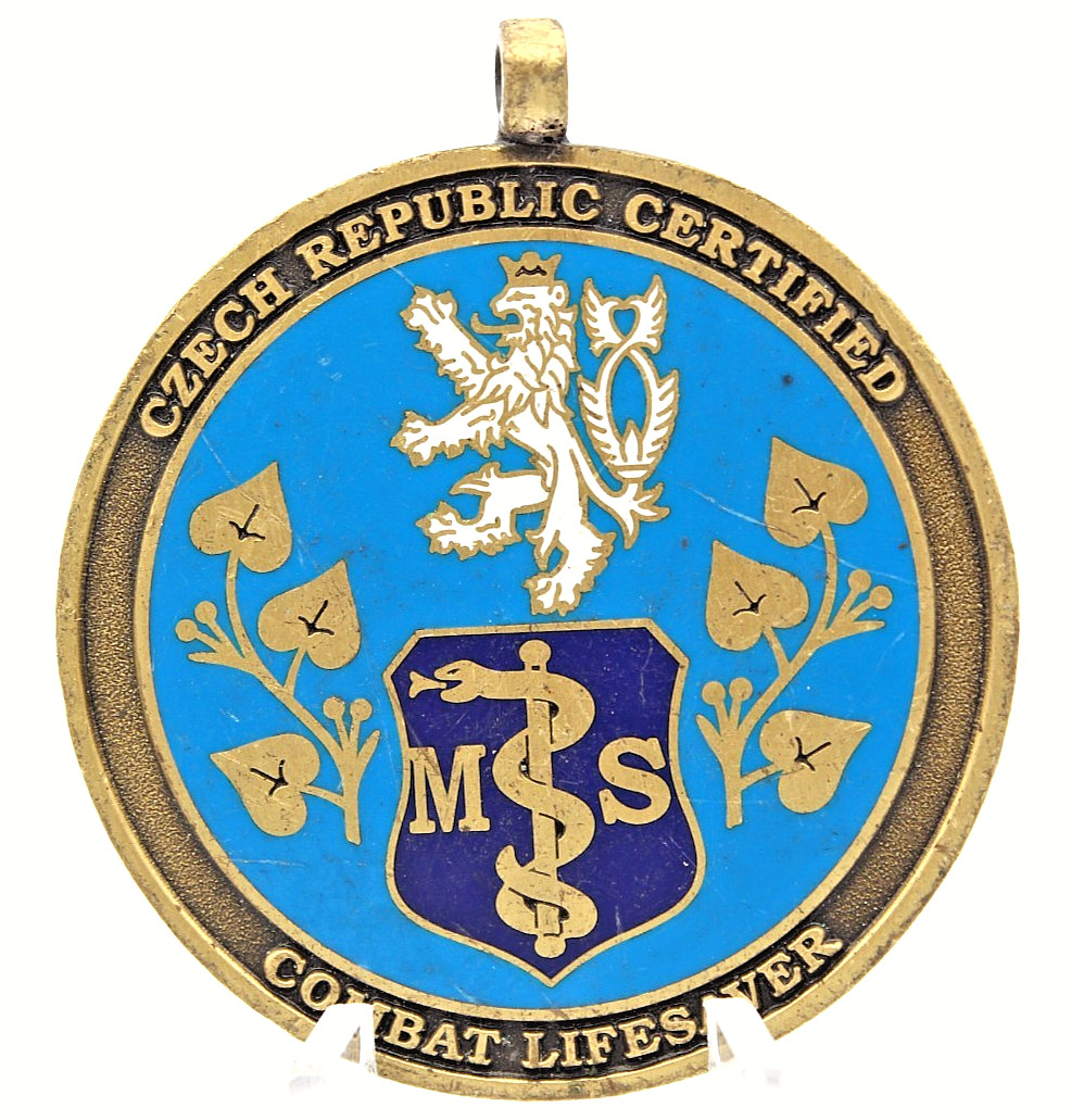 Czech Combat Lifesaver CLS Archangel Michael Medallion 1.5" Challenge Coin gallery