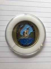 USNS KANAWHA T-AO 196 Military Sealift command ￼Coin In Plastic