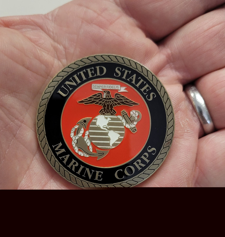 2813 Cable Systems Technician US Marine Corps MOS Coin gallery