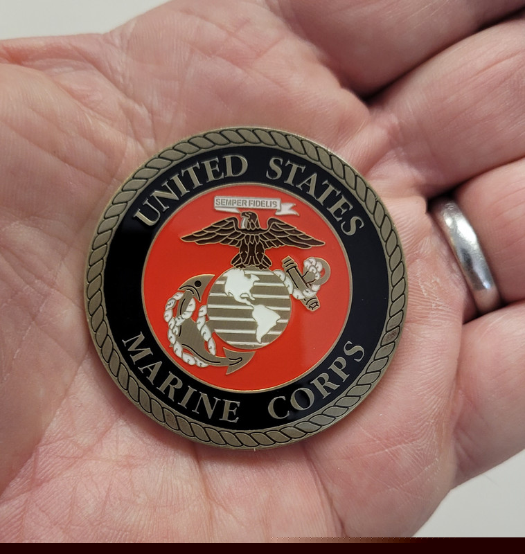 2867 AN/TSC-120 Radio Technician US Marine Corps MOS Coin gallery