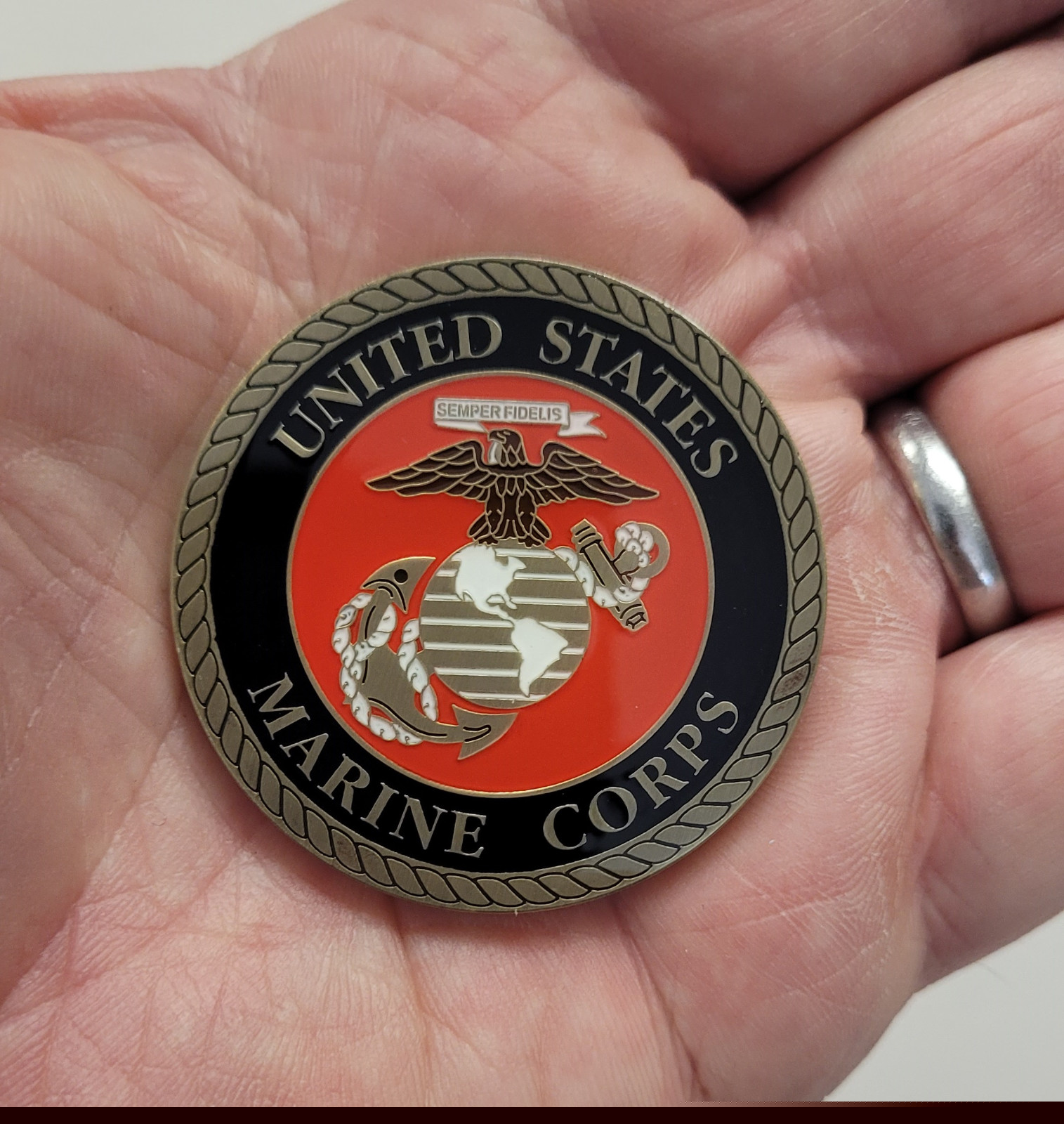 3450 Planning, Programming, Budgeting and Execution Officer USMC MOS Coin gallery